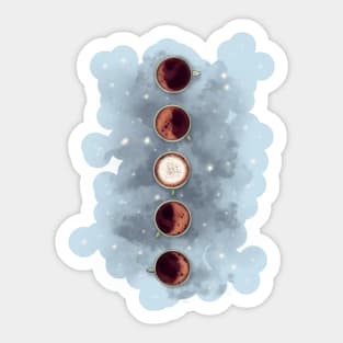 Lunar Coffee Sticker